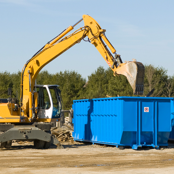 can i choose the location where the residential dumpster will be placed in Max North Dakota